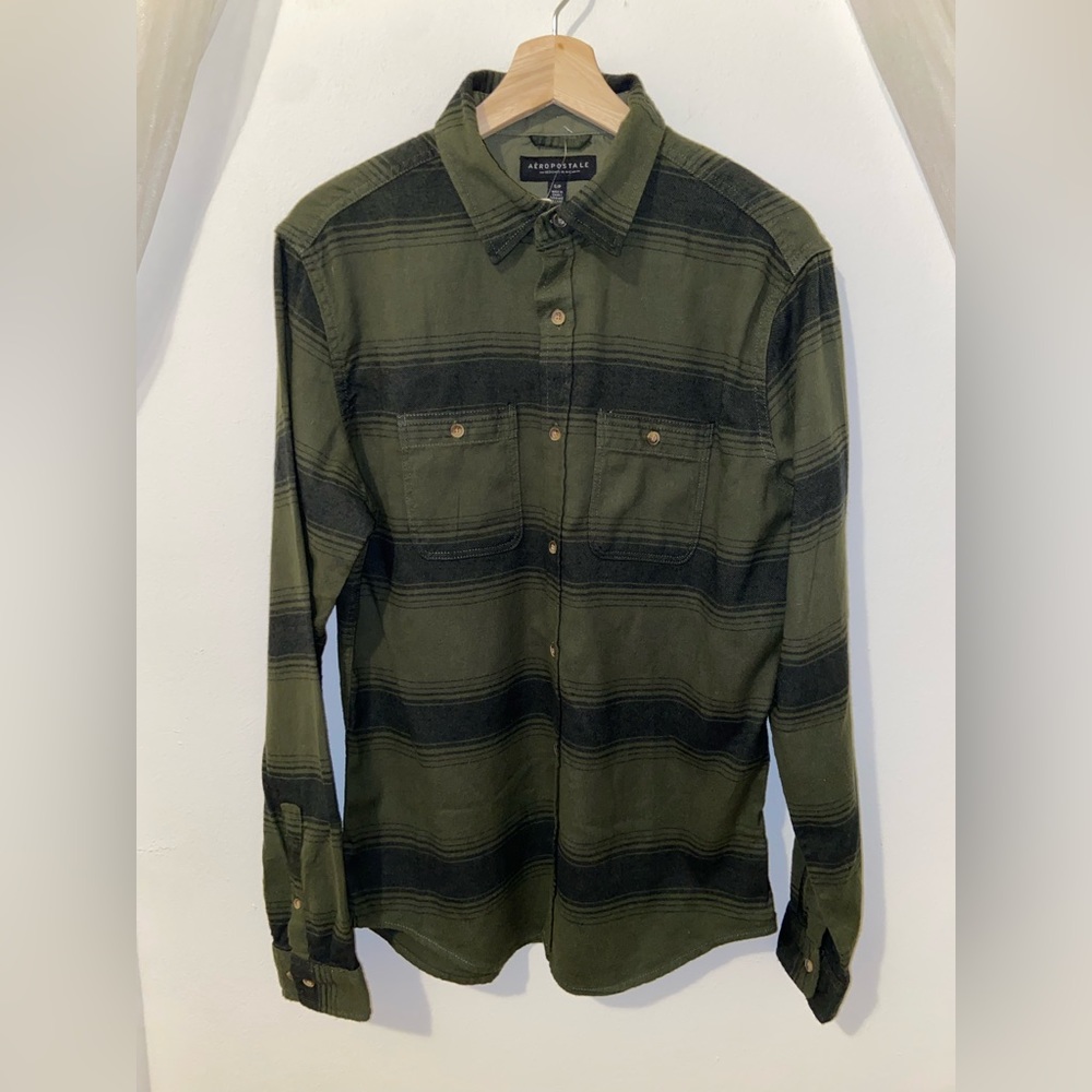 NWT Aéropostale Men’s Long Sleeve Relaxed Button Down Shirt